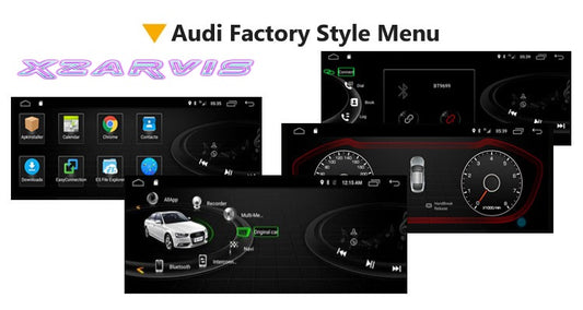 10.25'' ANDROID GPS NAVIGATION HEAD UNIT FOR AUDI A4 2017